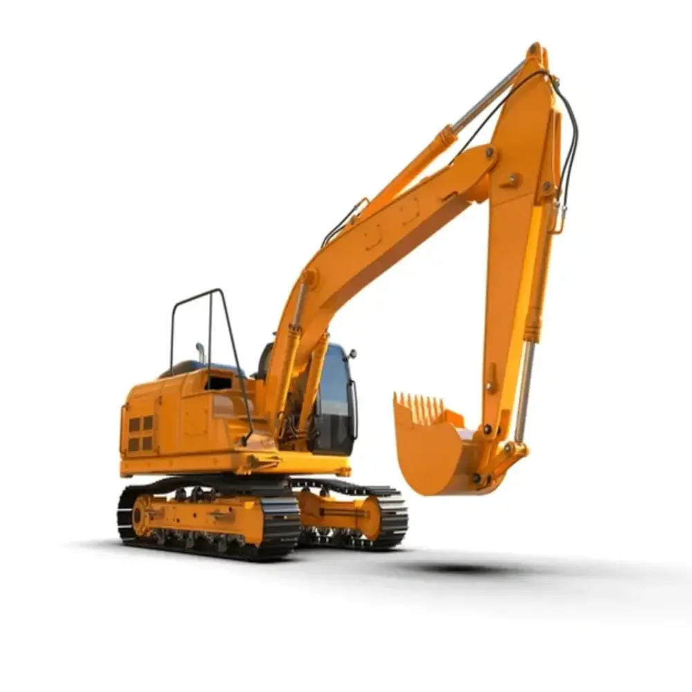 excavator-isolated-on-background